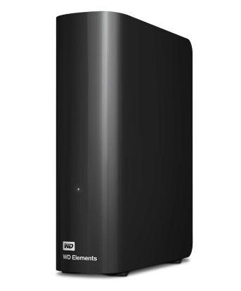 Picture of Western Digital WD Elements Desktop 8TB USB 3.0 3.5' External Hard Drive - Black Plug & Play Formatted NTFS for Windows 10/8.1/7