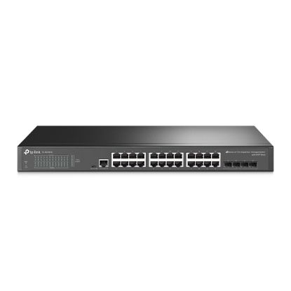 Picture of TP-Link SG3428  Omada 24-Port Gigabit L2+ Managed Switch with 4 SFP Slots, Integration with Omada SDN Controller, Static Routing, OAM, 802.1Q VLAN
