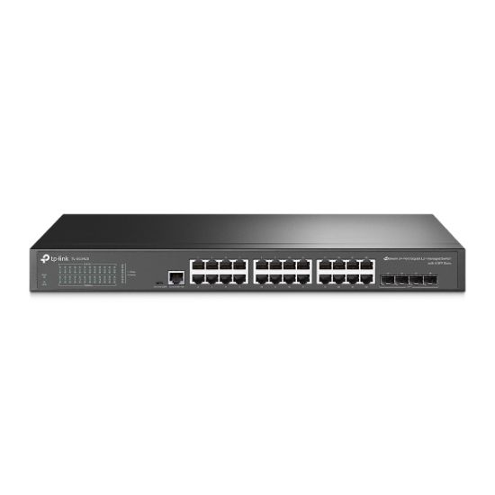 Picture of TP-Link SG3428  Omada 24-Port Gigabit L2+ Managed Switch with 4 SFP Slots, Integration with Omada SDN Controller, Static Routing, OAM, 802.1Q VLAN