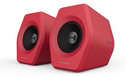 Picture of Edifier G2000 Gaming 2.0 Speakers System - Bluetooth V4.2/ USB Sound Card/ AUX Input/RGB 12 Light Effects/ 16W RMS Power Red