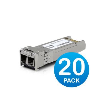 Picture of Ubiquiti UFiber 10Gbps Multi-Mode Optical Module, SFP+, 20-Pack, Duplex LC connector, Connection up to 300 m
