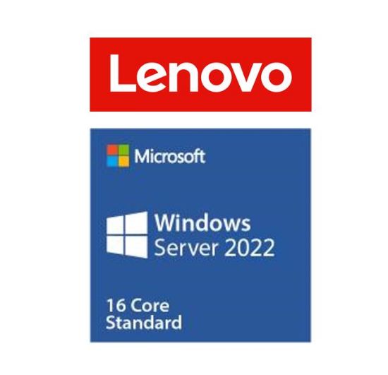 Picture of LENOVO Windows Server 2022 Standard ROK (16 core) - MultiLang ST50 / ST250 / SR250 / ST550 / SR530 / SR550 / SR650 / SR630, Need to Purchase CALS