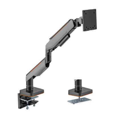 Picture of Brateck Single Heavy-Duty Gaming Monitor Arm Fit Most 17'-49' Monitor Up to 20KG, Fit Curved Monitor,  VESA 75x75,100x100 (LS)