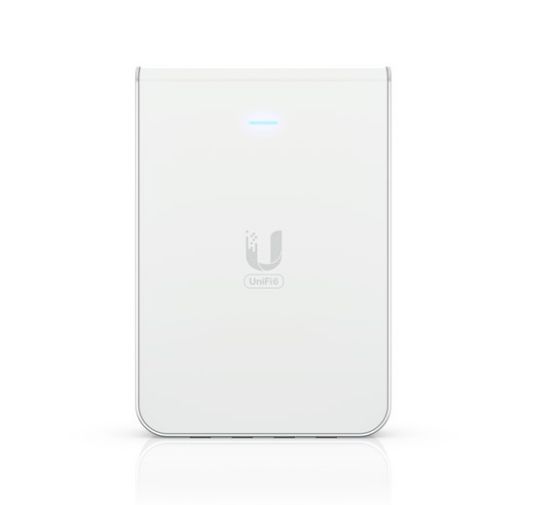 Picture of Ubiquiti UniFi Wi-Fi 6 In-Wall Wall-mounted Access Point with a Built-in PoE Switch,115 m²  Coverage