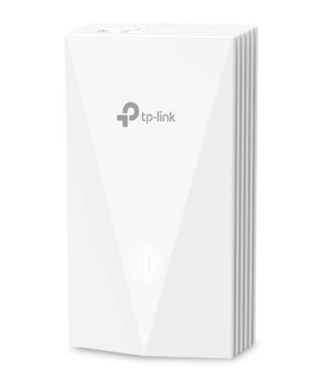 Picture of TP-Link EAP655-Wall Omada AX3000 Wall Plate WiFi 6 Access Point, 574Mbps at  2.4 GHz + 2402 Mbps at 5 GHz, 2× Internal Antennas