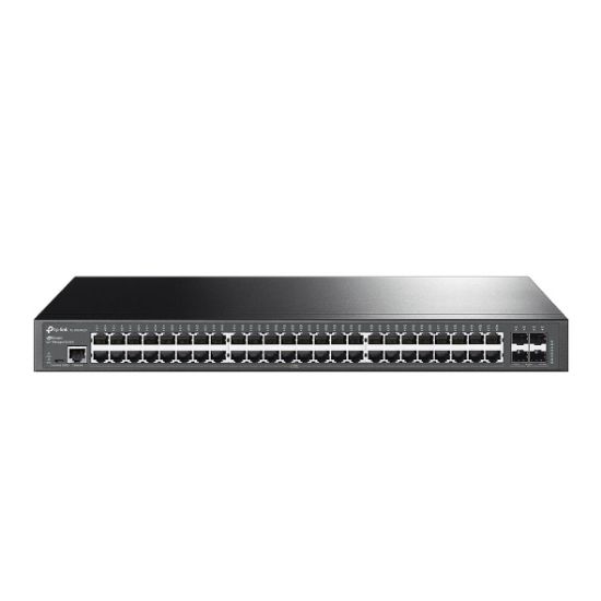 Picture of TP-Link SG3452X Omada 48-Port Gigabit L2+ Managed Switch with 4 10GE SFP+ Slots, Integration with Omada SDN Controller, Static Routing, OAM, sFlow, DD