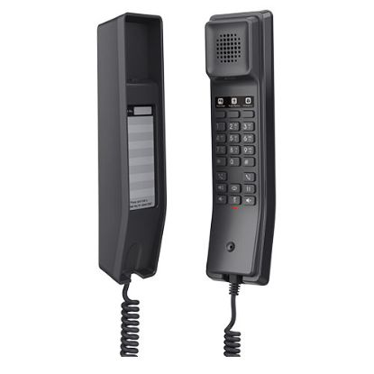 Picture of Grandstream GHP611W Hotel Phone, 2 Line IP Phone, 2 SIP Accounts, HD Audio, Built In Wi-Fi, Black Colour, 1Yr Wty