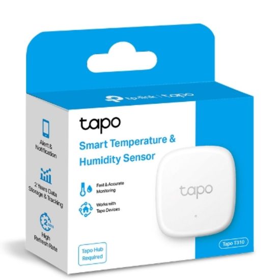 Picture of TP-Link Tapo Smart Temperature & Humidity Monitor, Fast & Accurate, Free Data Storage & Visual Graphs,Tapo T310