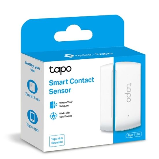 Picture of TP-Link Tapo Smart Contact Sensor, Window/Door Safeguard, Instant App Notification, Smart Action Support (Tapo T110)