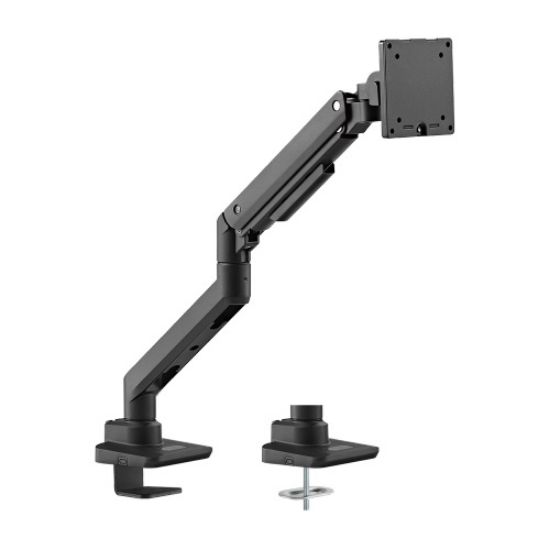 Picture of Brateck Fabulous Desk-Mounted  Heavy-Duty Gas Spring Monitor Arm Fit Most 17'-49' Monitor Up to 20KG VESA 75x75,100x100(Black)