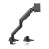 Picture of Brateck Fabulous Desk-Mounted  Heavy-Duty Gas Spring Monitor Arm Fit Most 17'-49' Monitor Up to 20KG VESA 75x75,100x100(Black)