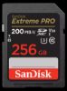 Picture of SanDisk 256GB Extreme PRO Memory Card 200MB/s Full HD & 4K UHD Class 30 Speed Shock Proof Temperature Proof Water Proof X-ray Proof Digital Camera