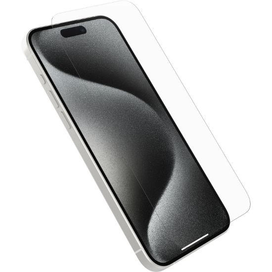 Picture of OtterBox Glass Apple iPhone 15 Pro Max (6.7') Screen Protector Clear - (77-93931), Drop Protection, Anti-Scratch, Flawless Touch,2 Years Warranty