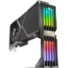Picture of Antec RGB GPU Support Bracket, Graphics Card Holder, Addressable RGB 5V 3PIN RGB Connector. Black(LS)