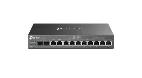 Picture of TP-Link ER7212PC Omada 3-in-1 Gigabit VPN Router Integrates Router, POE+ Output & Omada Mgt. Control up to 10 EAPs. VPN, 4 WAN Ports, 110W Budget