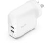 Picture of Belkin BoostCharge Pro 60W Dual USB-C PD 3.1 PPS Wall Charger - White (WCB010auWH), 2XUSB-C Ports  ,Compact & Travel Ready, 2 Years Warranty