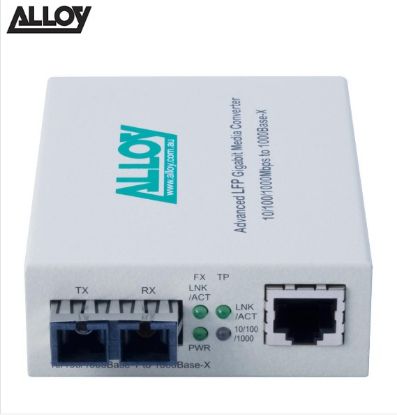 Picture of Alloy GCR2000SC.10 Gigabit Standalone, Rackmount Media Converter, Ethernet, Dual Purpose, Standalone or Installed