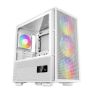 Picture of DeepCool CH560 DIGITAL White High Airflow Mid-Tower ATX Case, Digital Status Display, Magnetic Hybrid Mesh,Tempered Glass, 3 Pre-Installed 140mm Fans