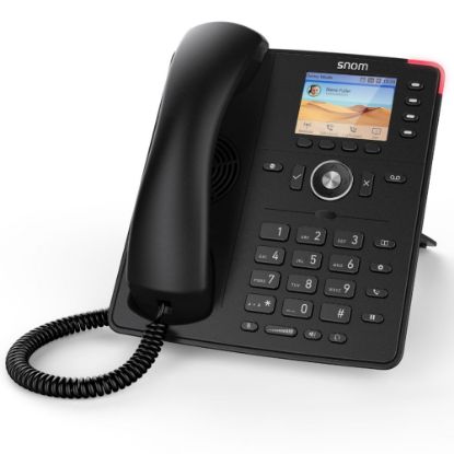 Picture of SNOM D713 IP Desk Phone, HD Audio, PoE, TFT Liquid Crystal Display (LCD), Headset Connectable (Include SnomA100M and Snom A100D)
