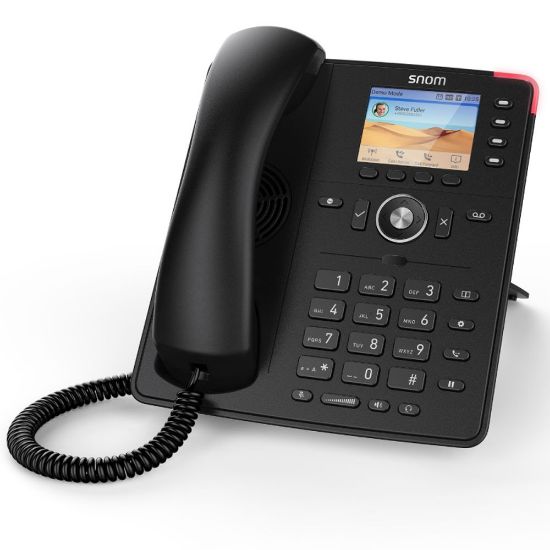 Picture of SNOM D713 IP Desk Phone, HD Audio, PoE, TFT Liquid Crystal Display (LCD), Headset Connectable (Include SnomA100M and Snom A100D)