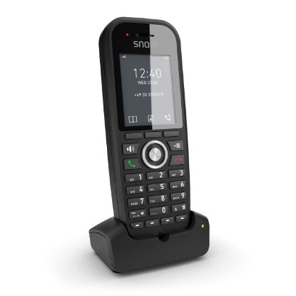 Picture of SNOM M30 IP DECT Handset, Multicell Compadible, Backlit Keyboard, Long Stangby Time,  Hold or Forward, Black **Please add IPS-4661-AU**