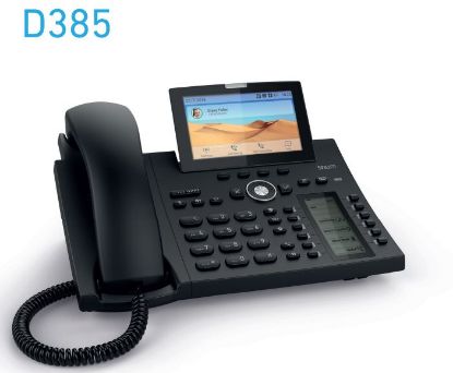 Picture of SNOM D385 12 Line IP Phone, SIP Desktop Phone Colour, SmartScreen, Sensor Hook Switch, Bluetooth, USB