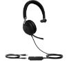 Picture of Yealink UH38 Mono Mode USB and Bluetooth Headset, USB-A,Teams Call Controller with Built-In Battery Dual Noise-Canceling Mics, Busy Light, Teams EOL