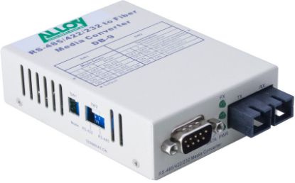 Picture of Alloy SCR460SC-3 RS-232/422/485 Serial DB-9 to Single Mode Fibre Converter. Max. range 20Km