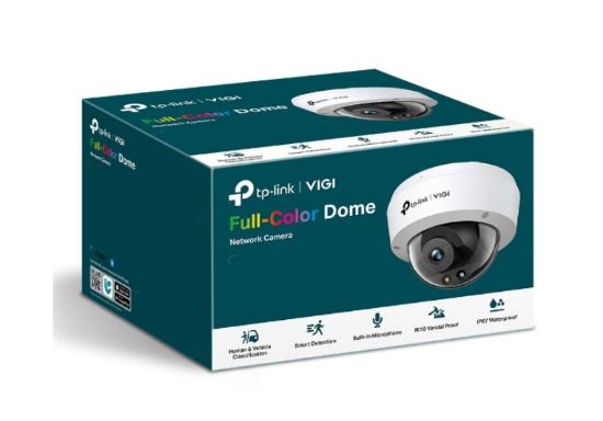 Picture of TP-Link VIGI 5MP C250(4mm) Full-Colour Dome Network Camera, 4mm Lems, Smart Detection 3YW