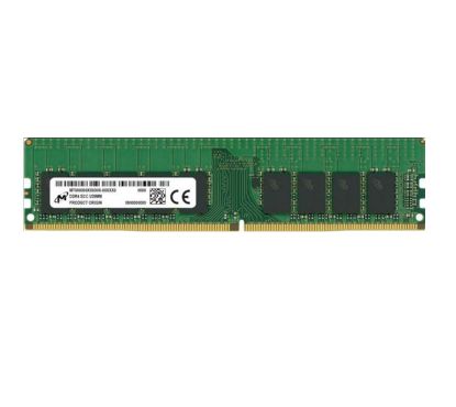 Picture of Micron 32GB (1x32GB) DDR4 ECC UDIMM 3200MHz CL22 2Rx8 ECC Unbuffered Server Memory 3yr wty