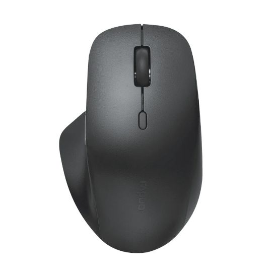 Picture of RAPOO M50 PLUS BLACK Wireless Optical Mouse -4-speed preset DPI -Wireless 2.4G transmission. Office and Business Choice