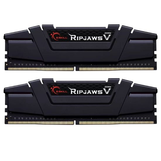 Picture of G.SKILL F4-3600C18D-16GVK 16GB (2 x 8GB)/ PC4-28800 / DDR4 3600 Mhz/ Timings 18-22-22-42/ Voltage 1.35V/ Ripjaws V