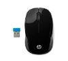 Picture of HP 200 Wireless Mouse Radio Frequency USB Optical 3 Button 1000 dpi 2xAAA Up to 12M Battery life Scroll Wheel Symmetrica Available USB port Black Mice