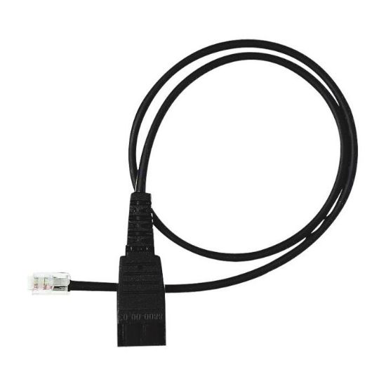 Picture of Yealink QD-RJ9-CORD,  QD to RJ Cord for YHS36/YHS34/YHS34 Lite, Quick Disconnect (QD) to RJ9 converter for Yealink YHS34, YHS34 Lite, and YHS36