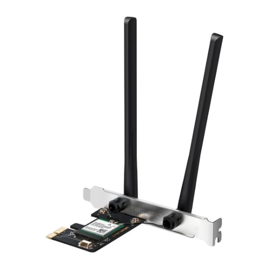 Picture of Mercusys MA80XE AX3000 Wi-Fi 6 Bluetooth 5.2 PCIe Adapter, 2402Mbps @5 GHz, 574Mbps @2.4GHz