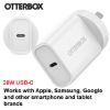 Picture of OtterBox 20W USB-C (Type I) PD Fast Wall Charger - White (78-81352), Compact, Drop Tested,Safe & Smart Charging,Best for Apple, 7 Years Warranty