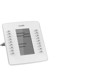 Picture of SNOM D7W Expansion Module USB for D785, D765, D745, D735, D725, D717 & D715, White, 18 Freely Programmable, Coloured LED Buttons