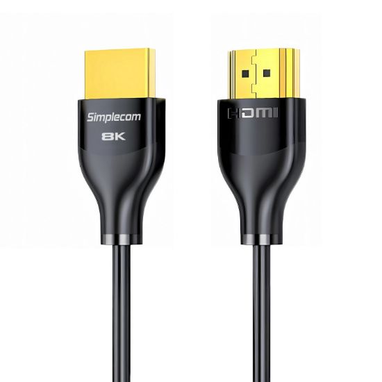 Picture of Simplecom CAH510 Ultra High Speed HDMI 2.1 Cable 48Gbps 8K@60Hz Slim Flexible 1M