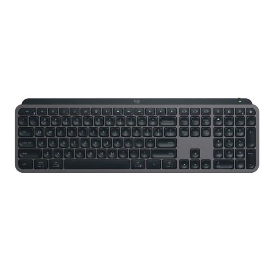 Picture of Logitech MX KEYS S Wireless ILLUMINATED Keyboard/ Rechargeable Li-Po (1500 mAh) battery Graphite  1-Year Limited Hardware Warranty