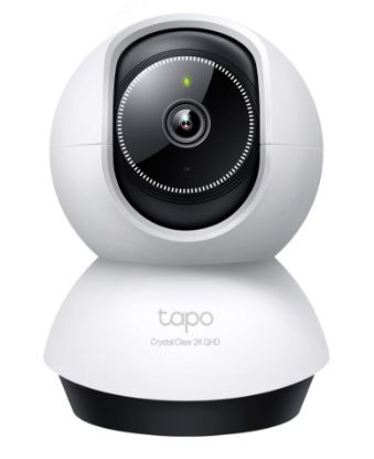 Picture of TP-Link TC72 Pan/Tilt AI Home Security Wi-Fi Camera, 2K 4MP QHD, Two-Way Audio, Sound and Light Alarm, Smart AI Detection