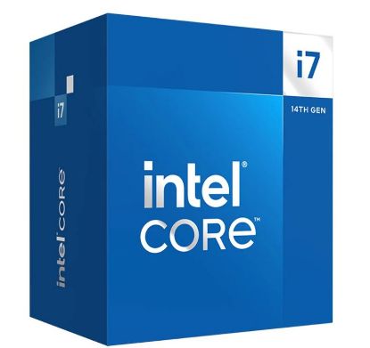 Picture of Intel i7 14700 CPU 4.2GHz (5.4GHz Turbo) 14th Gen LGA1700 20-Cores 28-Threads 61MB 65W UHD Graphics 770 Retail Raptor Lake with Fan