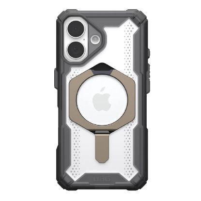 Picture of UAG Plasma XTE MagSafe Apple iPhone 16 (6.1') Rugged Case - Ash/Titanium (114476113136),20ft. Drop Protection (4.8M),Enhanced Corners, 1 Year Warranty