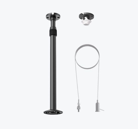 Picture of Yealink CM-MountKIT, Next-Level Mic Deployment, All-in-One Solution:Every Scenario,3 Suspension Ropes, 1 Ceiling Mount, 1 Length-Adjustable Pole