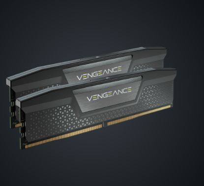 Picture of Corsair Vengeance RGB 32GB (2x16GB) DDR5 UDIMM 6000MHz CL30 1.4V Desktop Gaming Memory Black