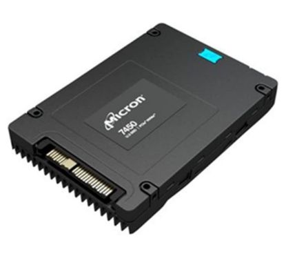 Picture of Micron 7450 Pro 1.92TB Gen4 NVMe Enterprise SSD U.3 6800/2700 MB/s R/W 800K/190K IOPS 365000TBW 1DWPD 2M hrs MTBF Server Data Centre 5yrs