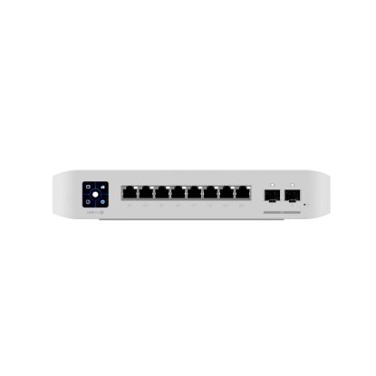 Picture of Ubiquiti UniFi Network, Switch, 8-Port, POE 120W, (6) GbE PoE+ Ports, (2) GbE PoE++ Ports, (2) 10G SFP+ Ports, Layer 3, Wall Mount,