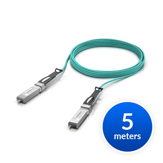 Picture of Ubiquiti 10 Gbps Long-Range DAC, 5m Length, Long-range SFP+ Direct Attach Cable w 10 Gbps Maximum Throughput Rate