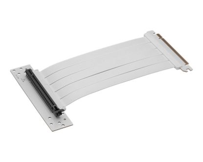 Picture of MSI MPG PCI-E 4.0 X16 RISER CABLE 180mm-White Supports ATX / M-ATX / Mini ITX, 2x USB 3.2, 1x USB-C, 1x HD Audio, 1x Mic, ATX Power Supply(NEW)