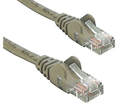 Picture of 8ware CAT5e Cable 25cm / 0.25m - Grey Color Premium RJ45 Ethernet Network LAN UTP Patch Cord 26AWG CU Jacket