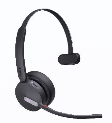 Picture of Yealink WH64 Hybrid Mono Teams DECT Wireless Headset, DECT & Bluetooth Hybrid Wireless Technology, 3-Mic Noise Cancellation, Teams, Dongle WDD60